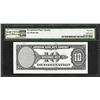 Image 2 : 1929 10 Unit American Bank Note Co. "Test Note" PMG Choice About Unc. 58EPQ