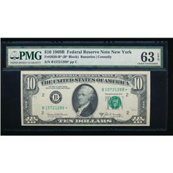 1969B $10 New York Federal Reserve STAR Note PMG 63EPQ