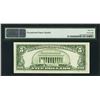 Image 2 : 1977A $5 Cleveland Federal Reserve STAR Note PMG 65EPQ