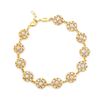 Image 1 : Plated 18KT Yellow Gold Diamond Bracelet