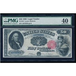 1880 $50 Legal Tender Note PMG 40