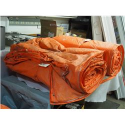 2 X THE MONEY Construction Tarps