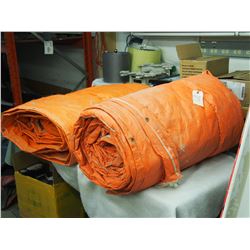 2 X THE MONEY Construction Tarps