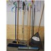 Image 1 : Brooms,Rake & Misc