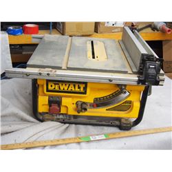 DeWalt Table Saw (23 X 19") no blade (working)
