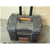 Image 4 : Rigid plastic tool boxes w/ cart wheeler (adjustable handle)