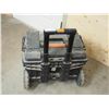 Image 5 : Rigid plastic tool boxes w/ cart wheeler (adjustable handle)