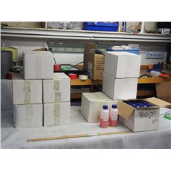 2 X THE MONEY Stucco or grout liguid mixture 2 lots of 5 boxes each (various colors)