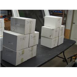 2 X THE MONEY Stucco or grout liguid mixture 2 lots of 5 boxes each (various colors)