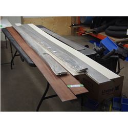 Wood trim, mouldings various colors and lengths (shortest 54" longest 100")