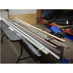 Wood trim, mouldings various colors and lengths (shortest 56" longest 108")