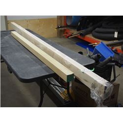 Wood beams (2) 65" and 98 "