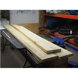 Lumber 1.75" X 9" (3 pieces) length 87" to 120"