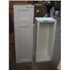 Image 1 : (2) wooden wall cabinets (15" X 12" X 37.25") (14" x 13" X 48")