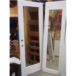 Mirrored one side door 24" X 80" & door no window 32" X 79"