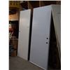 Image 1 : 2 X THE MONEY Wooden doors 30" X 80" & 35.75" X 79"
