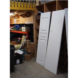 (2) Wooden doors 24" X 80"