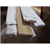 Image 2 : 2 X THE MONEY Wood mouldings 169.25", 162.25" 153" long 4.25" to 5.25" wide