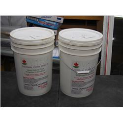 (2) Pails Vipeq thermal cork shield insulation