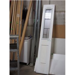 Door w/ Coated Glass Window (Used) (14" X 80")