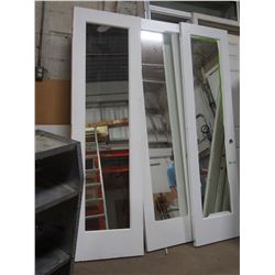 3 X THE MONEY Doors w/ mirror one side (24" X 80")