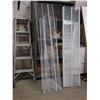Image 1 : 8 Metal Shelving racks 16" wideX 60" long