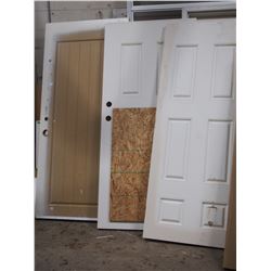 Doors (3) (35.5" X 79.5")(32" X 79")(36" X 80")