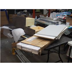 Wall end support panels, standard drawer boxes and misc (various colors and sizes)