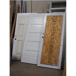 Doors (3) (35.5" X 79.5")(36" X 80.5")(32" X 80")