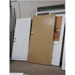 Doors (3) (36" X 79")(41.5" X 79")(32" X 79")
