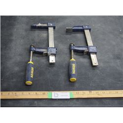 2 X THE MONEY Irwin metal clamps