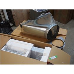 Range Hood (New in Box) ,Metal Duct Work