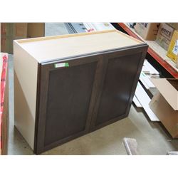 2 Door wooden wall cabinet 39.5" X 15" X 30"
