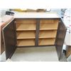 Image 2 : 2 Door wooden wall cabinet 39.5" X 15" X 30"