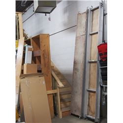 Scaffold platforms (118' long X 19" wide)