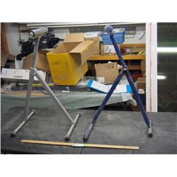 2 TIMES THE MONEY ROLLER STANDS folding and adjustable