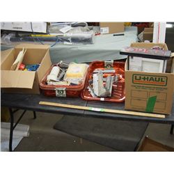 OFFICE AND PAINTING SUPPLIES , SANDPAPER , MISC