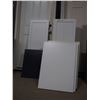 Image 1 : CABINET DOORS , 6 COUNT , 4 PANEL , 24X50 LARGE DOORS 2 SMALLER 34.25 DOORS