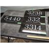 Image 3 : MARBLE OR STONE SIGNS 8 COUNT 8 BY 16"