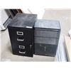 Image 1 : METAL 2 DRAWER FILING CABINET , 18 BY 14" WITH KEYS , AIR CONDITIONER NEEDS WORK