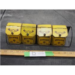 SPICE CONTAINERS IN HOLDER