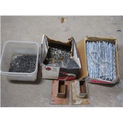 12 INCH SPIKES , NAILS AND SCREWS