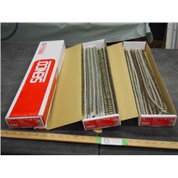 SENCO FLOORING SCREWS, 19,MM 3 BOX COUNT