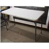 Image 1 : FOLDING TABLE  23.5 BY 47.5 LEGS EXTEND