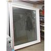 Image 1 : WINDOW WITH FRAME ,,UED,,,66.25 BY 72 3/8" 6.65 INCH THICK TO FLANGE