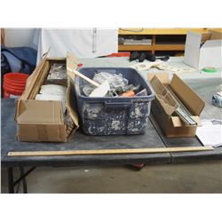 HARDWARE , PLASTIC TOTE , WALL LIGHTING , ELECTROPLATER ?