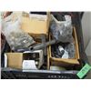 Image 3 : 3 STACKABLE CRATES AND CONTENTS  CLAMPS AND PIPE FITTINGS