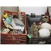 Image 2 : 3 STACKABLE CRATES AND CONTENTS , DOOR OPENER , ELECTRICAL  , MISC
