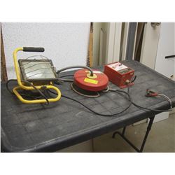COBRA BATTERY POWERED FENCER , WATER HEATER AND LIGHTS