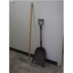 FLOOR SQUEEGEE , SHOVEL
